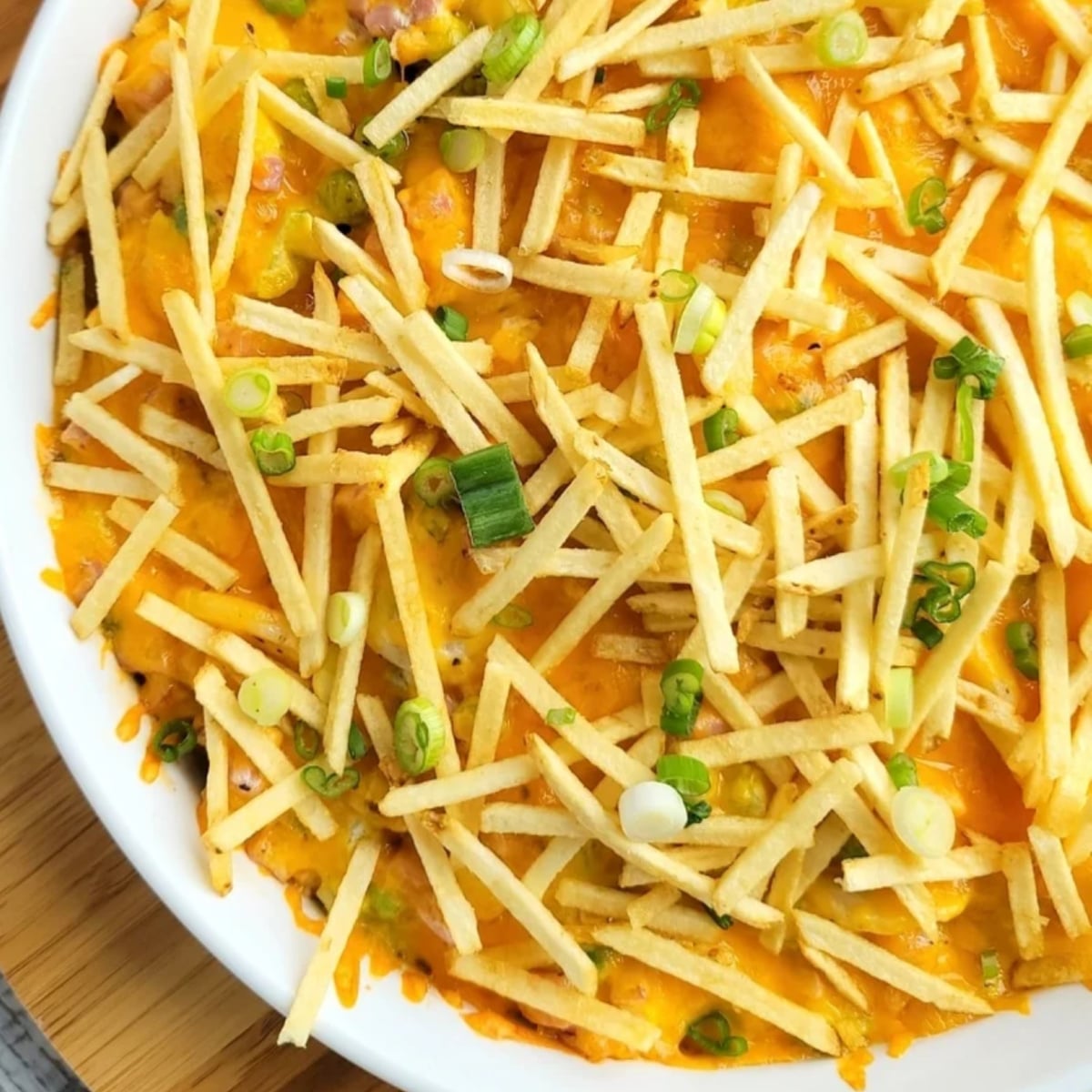 Ham and Cheese Casserole with Crunchy Topping
