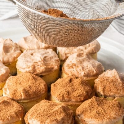 mini espresso cheesecakes