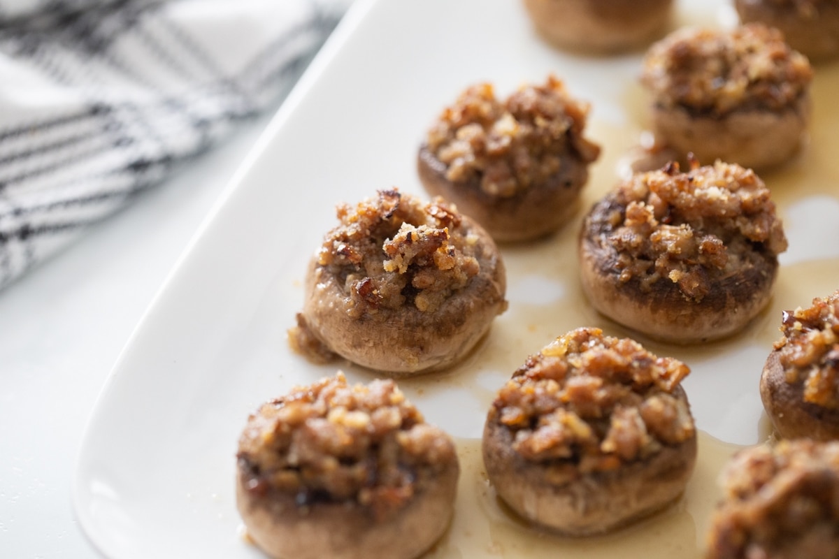 These Pork Stuffed Mushrooms are the kind of appetizer that always disappears fast. Tender mushroom caps packed with savory pork, a hint of cinnamon and nutmeg, and a pop of toasted fennel make each bite warm and flavorful. They’re simple to make yet deliver big on taste—ideal for kicking off any gathering with style. pork mushrooms