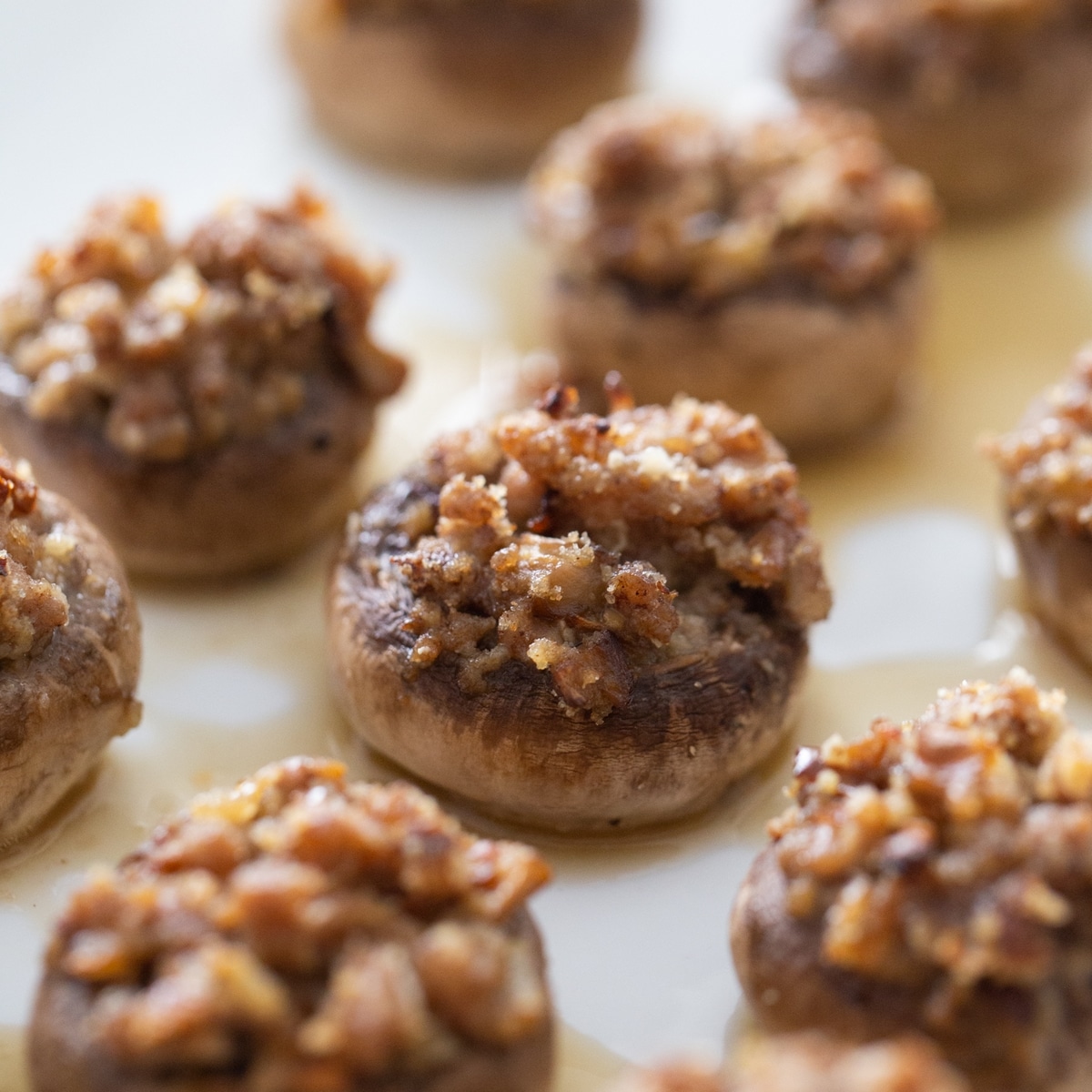 pork stuffed mushrooms