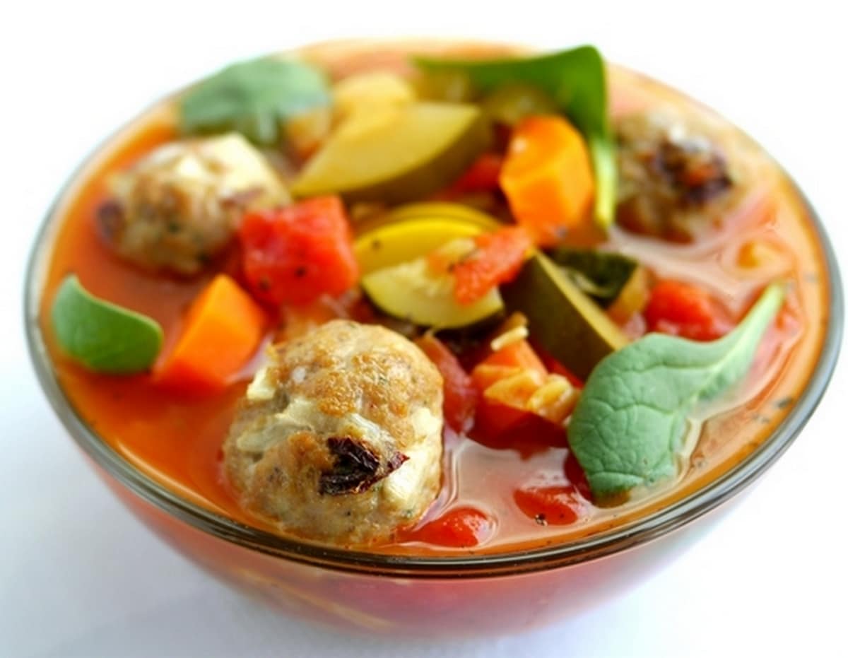 This Skinny Italian Vegetable Soup is perfect when you’re in the mood for something light and healthy. At just 130 calories per cup, it’s a guilt-free feast whenever you want. skinny soup