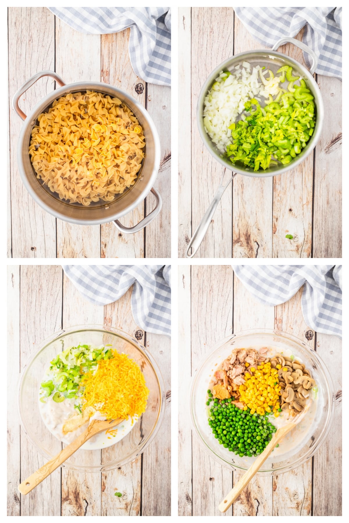 I have always loved tuna casserole, it's one of the iconic comfort meals of my childhood. The creamy sauce, with the irresistible crunch of potato chips on top makes it a truly crave-worthy meal. how to make