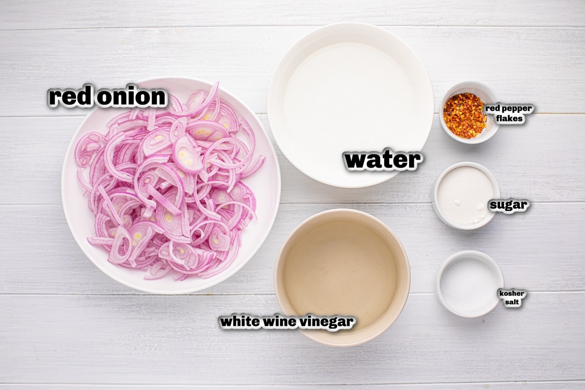 Spice up your meals with homemade pickled red onions. Learn how to make this quick and easy condiment that adds a burst of flavor. ingredients