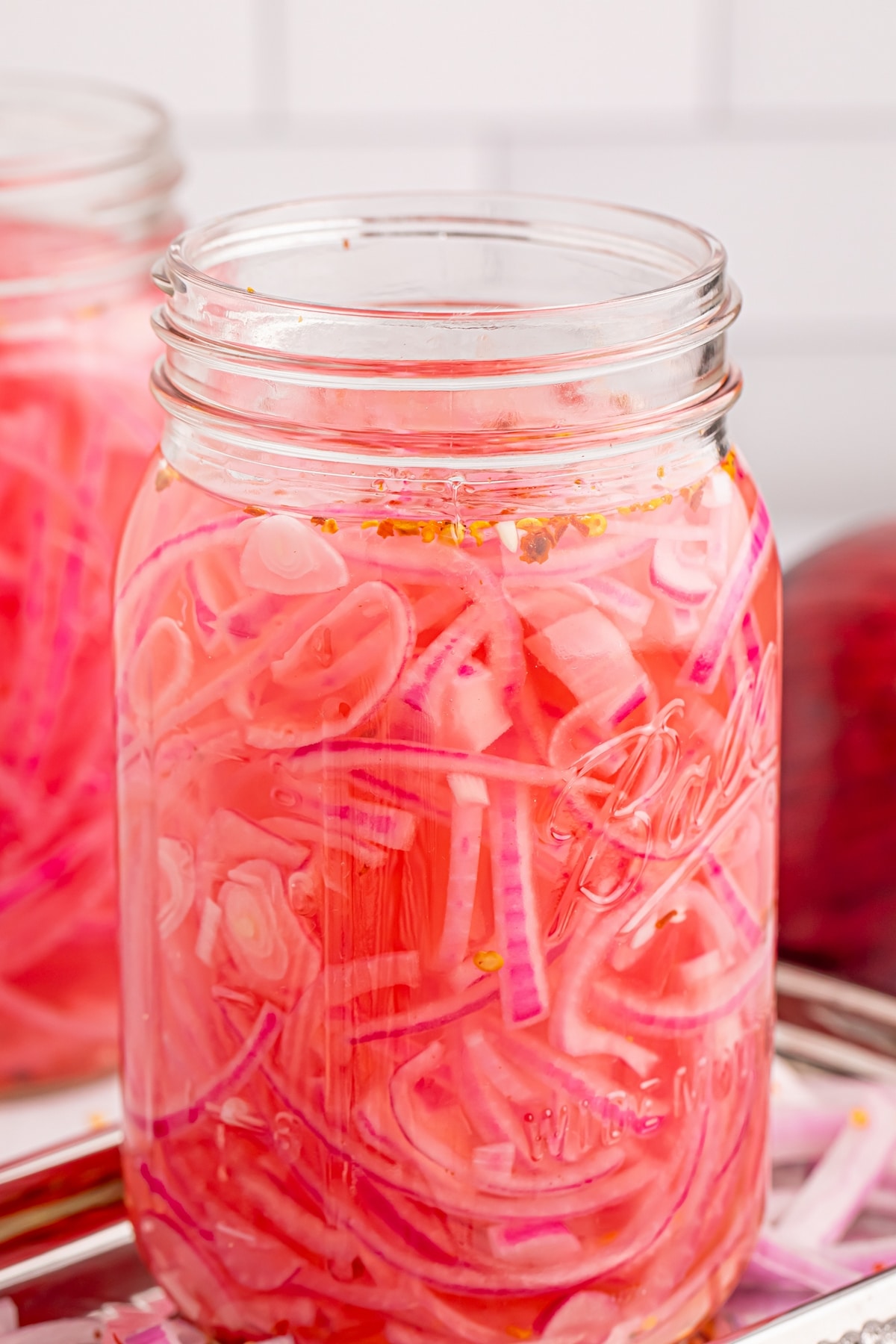 Spice up your meals with homemade pickled red onions. Learn how to make this quick and easy condiment that adds a burst of flavor. pickled red onions