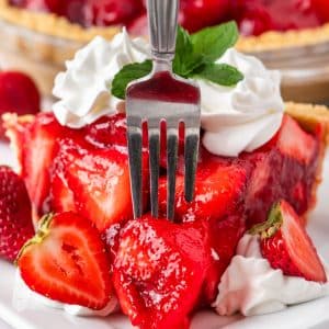 fresh strawberry pie no bake