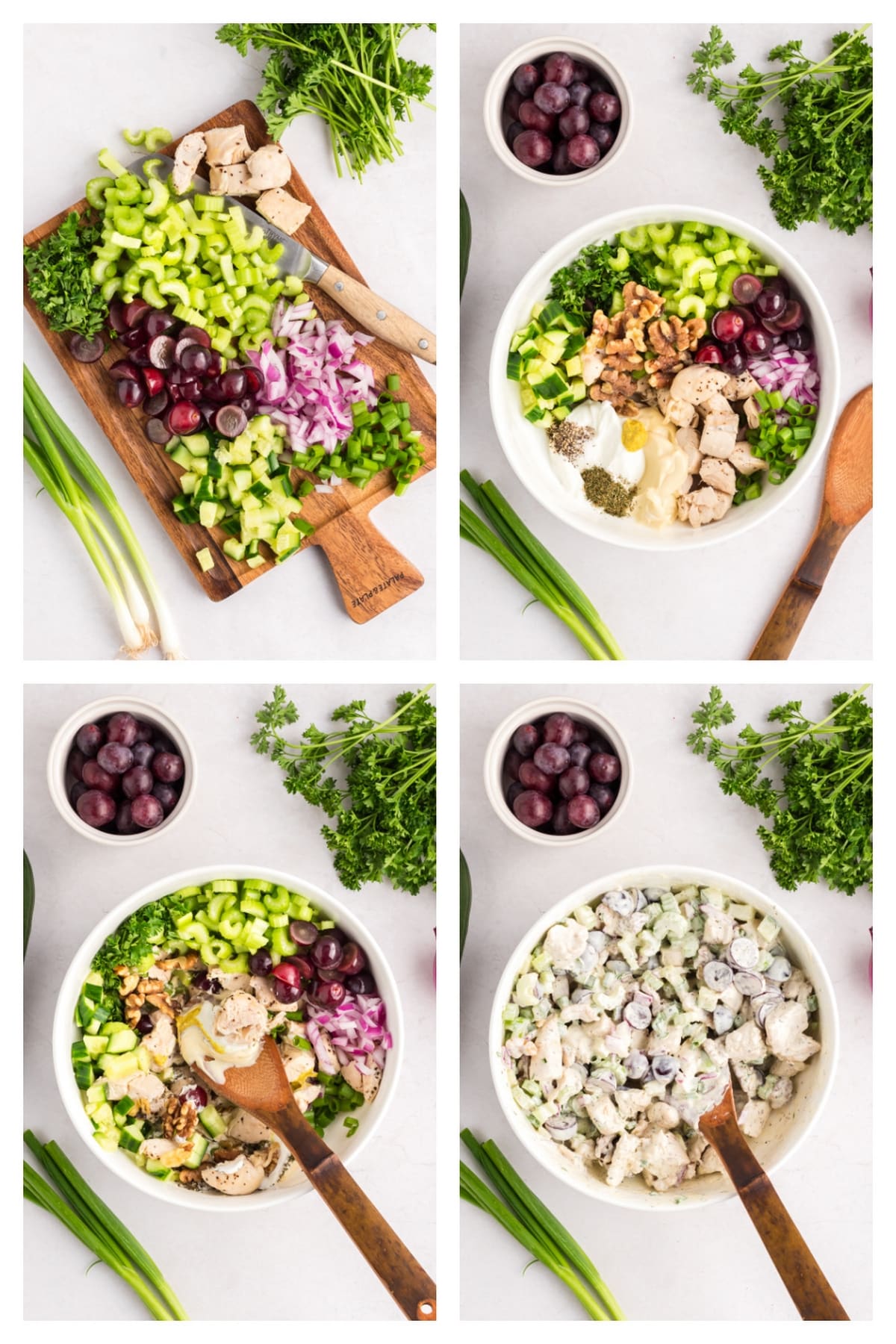 Try this delicious chicken salad with grapes for a refreshing and flavorful meal. Quick and easy to make, it's a perfect option for any occasion. how to make it
