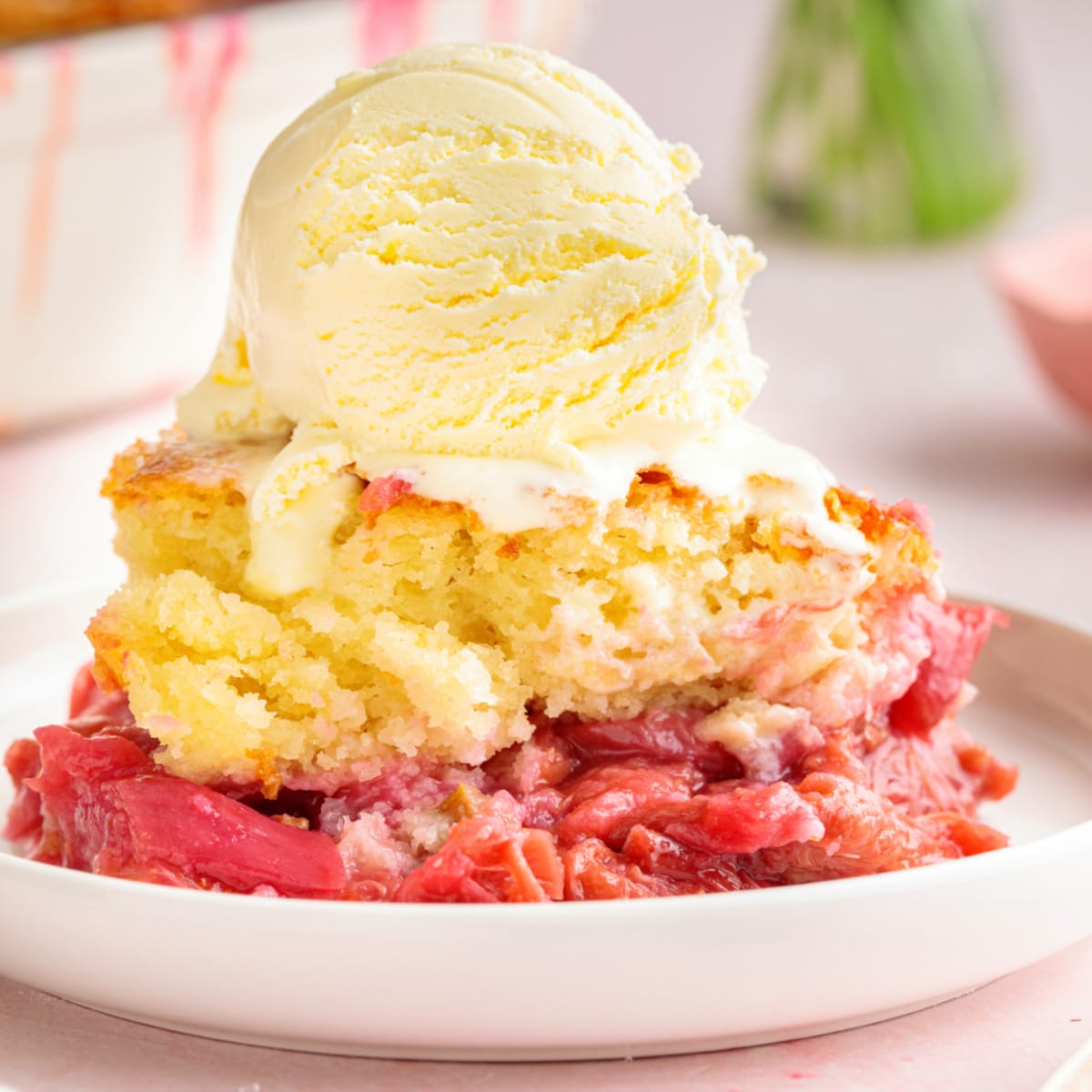 Rhubarb Cobbler