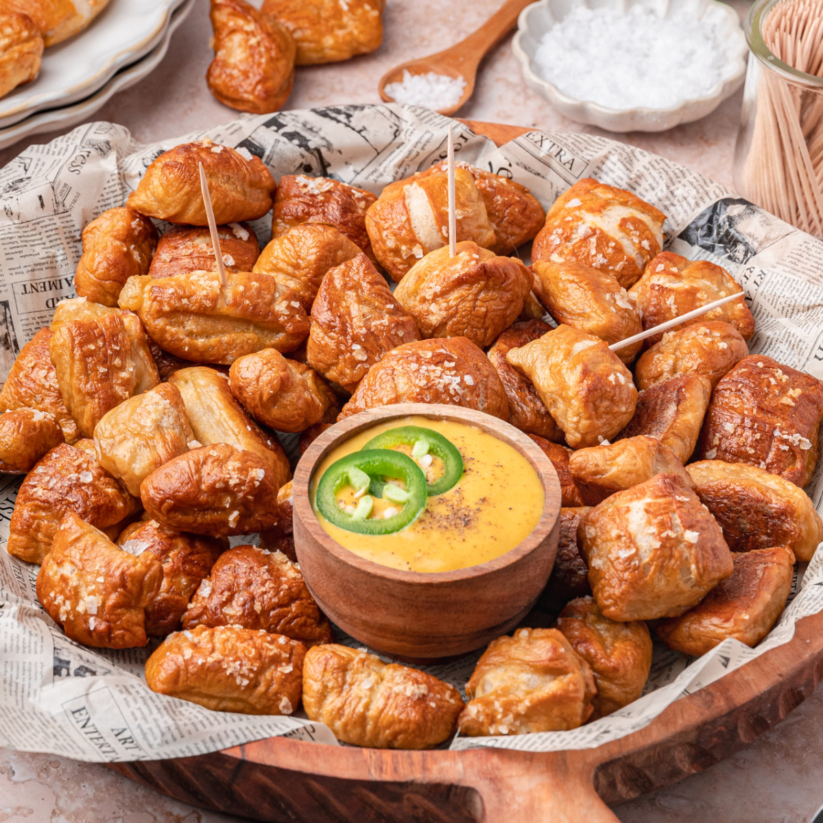 Homemade Soft Pretzel Bites (Chewy, Buttery, and Salted Just Right)