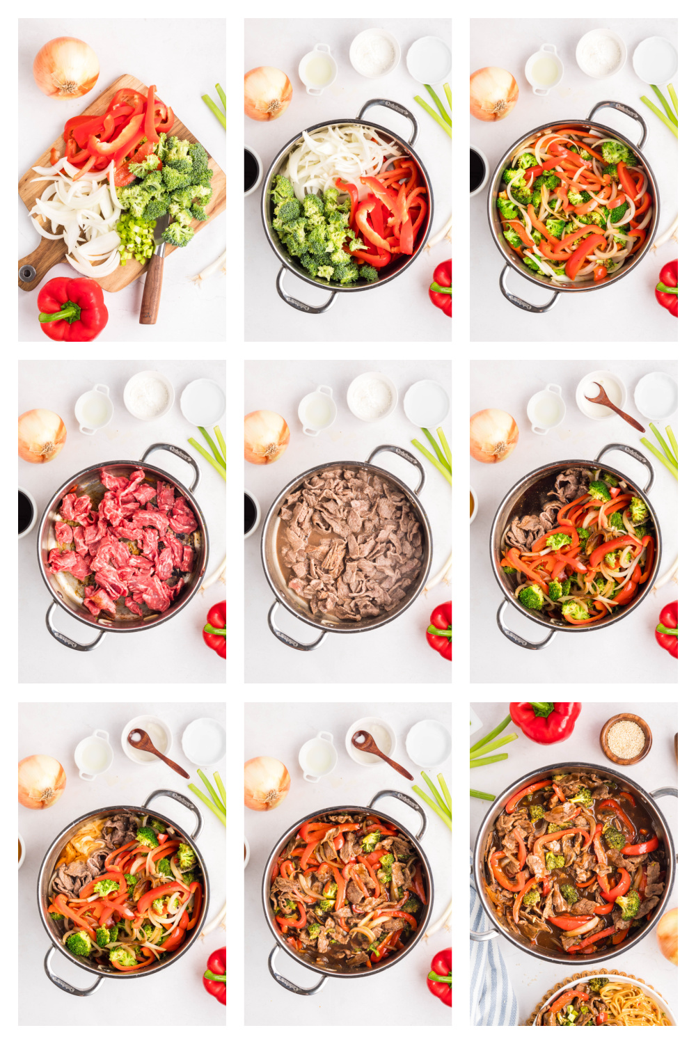 How to Make Beef Teriyaki Stir Fry Step-by-step photos showing how to make Beef Teriyaki Stir Fry
