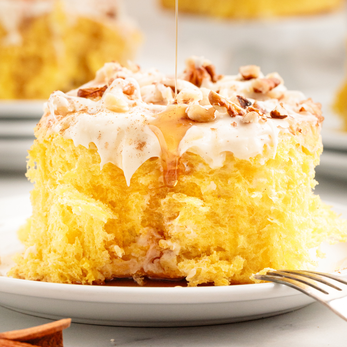 Butternut Squash Cinnamon Rolls with Cream Cheese Glaze