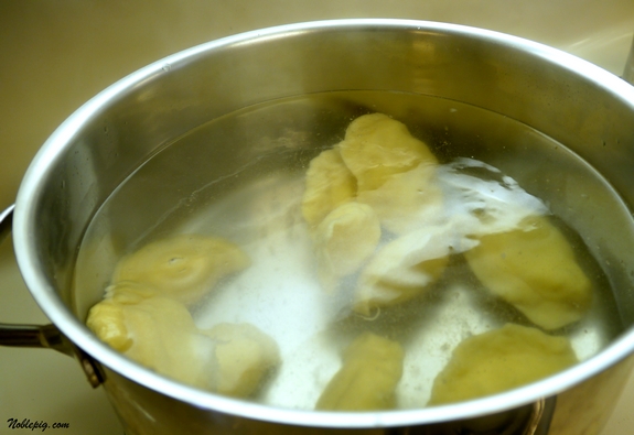 Crafting the ultimate Polish comfort food, homemade pierogi, is definitely a labor of love . From perfecting the dough to nailing the cheesy potatoes and farmer's cheese filling, get ready to enjoy the authentic recipe that's been a staple in my Polish family for years. boiling pierogi