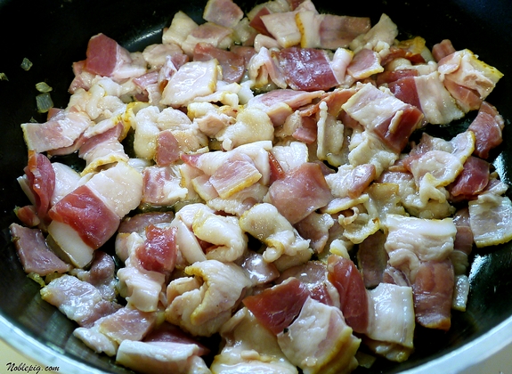 Crafting the ultimate Polish comfort food, homemade pierogi, is definitely a labor of love . From perfecting the dough to nailing the cheesy potatoes and farmer's cheese filling, get ready to enjoy the authentic recipe that's been a staple in my Polish family for years. bacon for pierogi