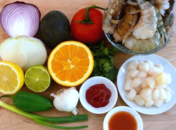 My twist on a Latin favorite, an easy recipe for the most refreshing shrimp ceviche that's packed with flavor and is the perfect summer meal. shrimp ceviche easy recipe