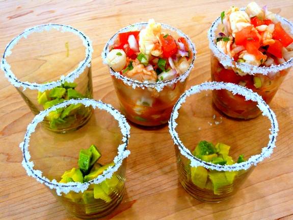 My twist on a Latin favorite, an easy recipe for the most refreshing shrimp ceviche that's packed with flavor and is the perfect summer meal. ingredients for ceviche