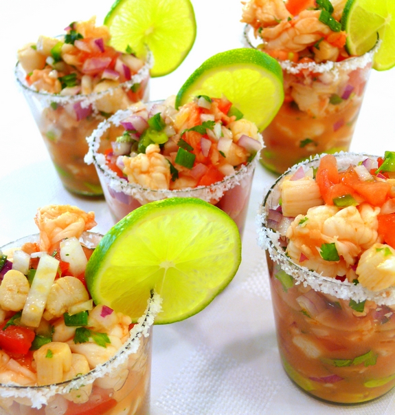 My twist on a Latin favorite, an easy recipe for the most refreshing shrimp ceviche that's packed with flavor and is the perfect summer meal. ceviche