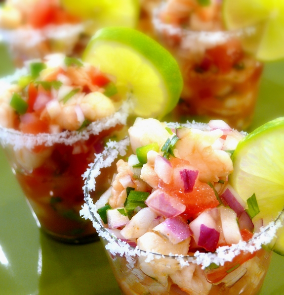 My twist on a Latin favorite, an easy recipe for the most refreshing shrimp ceviche that's packed with flavor and is the perfect summer meal. Shrimp Ceviche